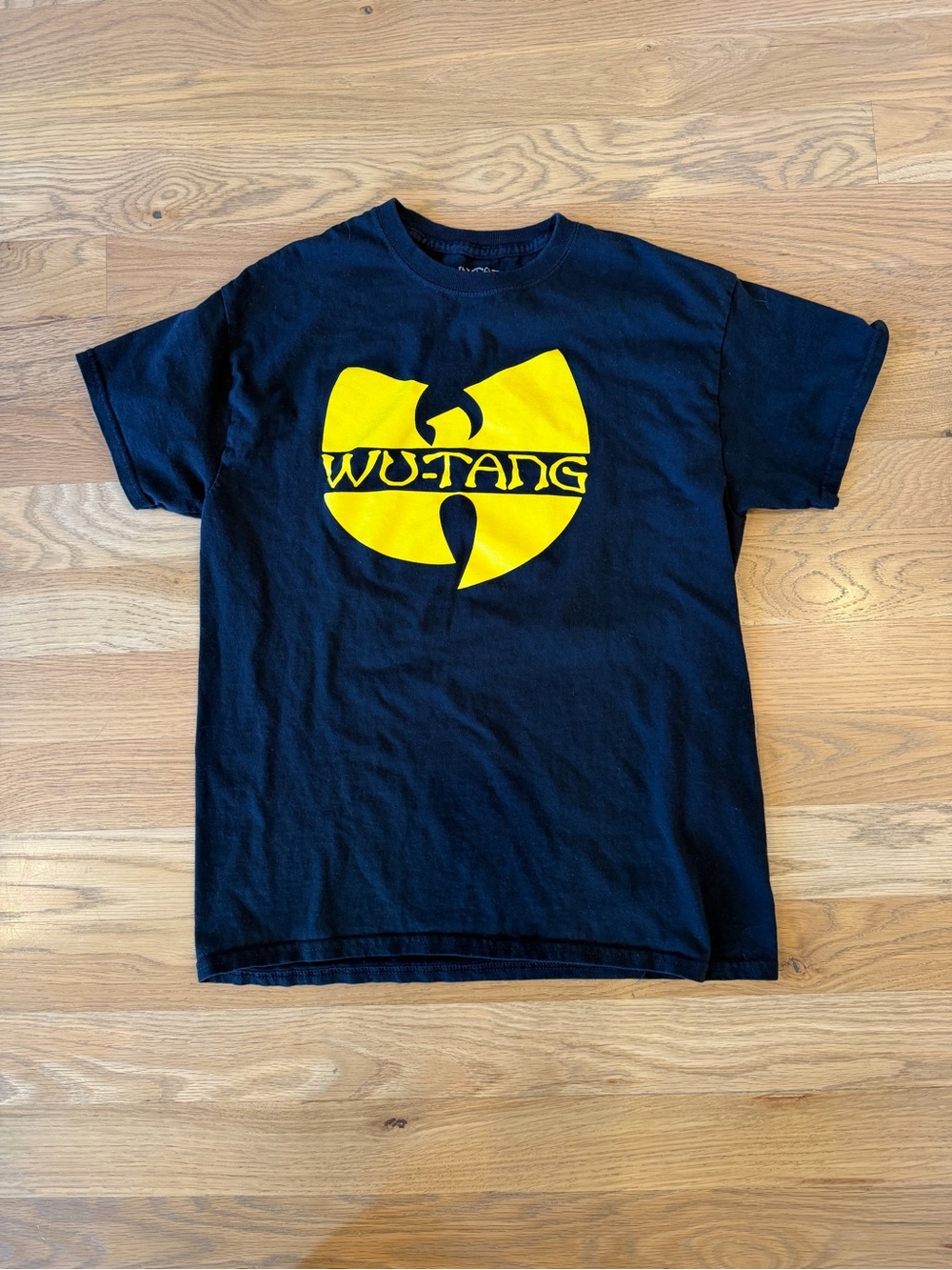 Wu-Tang Clan Logo Graphic Tee Black Size Medium